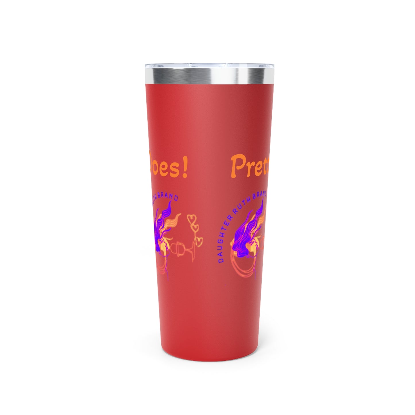 Copper Vacuum Insulated Pretty Girl Tumbler, 22oz