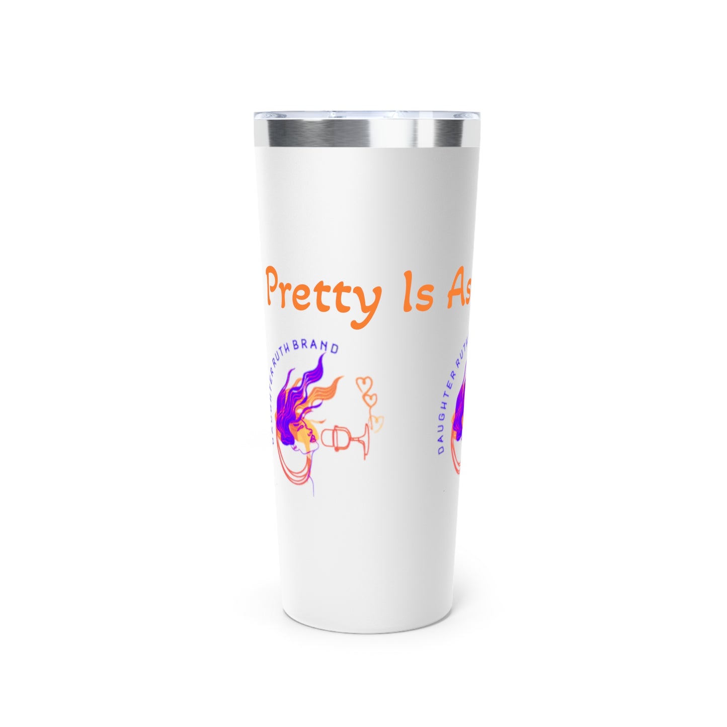 Copper Vacuum Insulated Pretty Girl Tumbler, 22oz