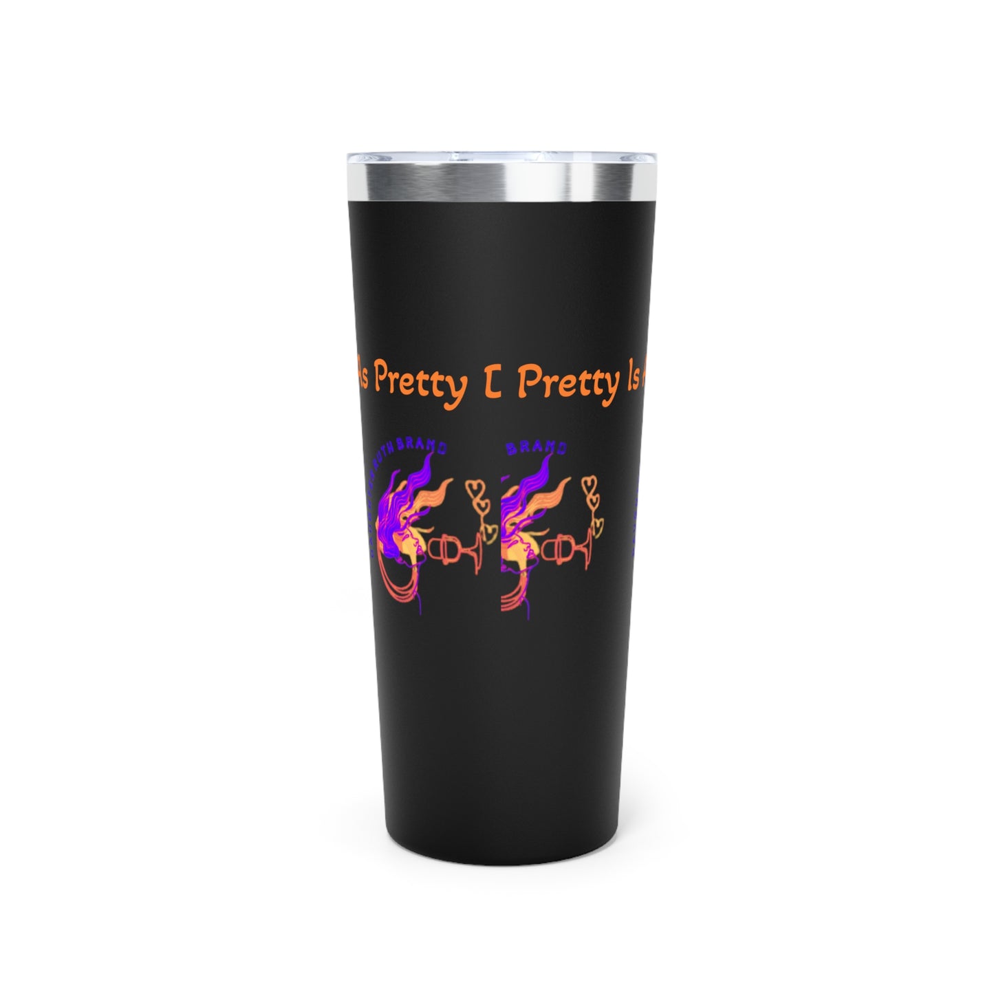 Copper Vacuum Insulated Pretty Girl Tumbler, 22oz
