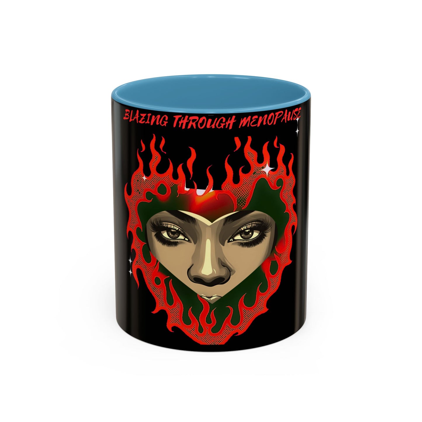 Sassy Accented Mug - Blazing Through Menopause - 11 or 15oz