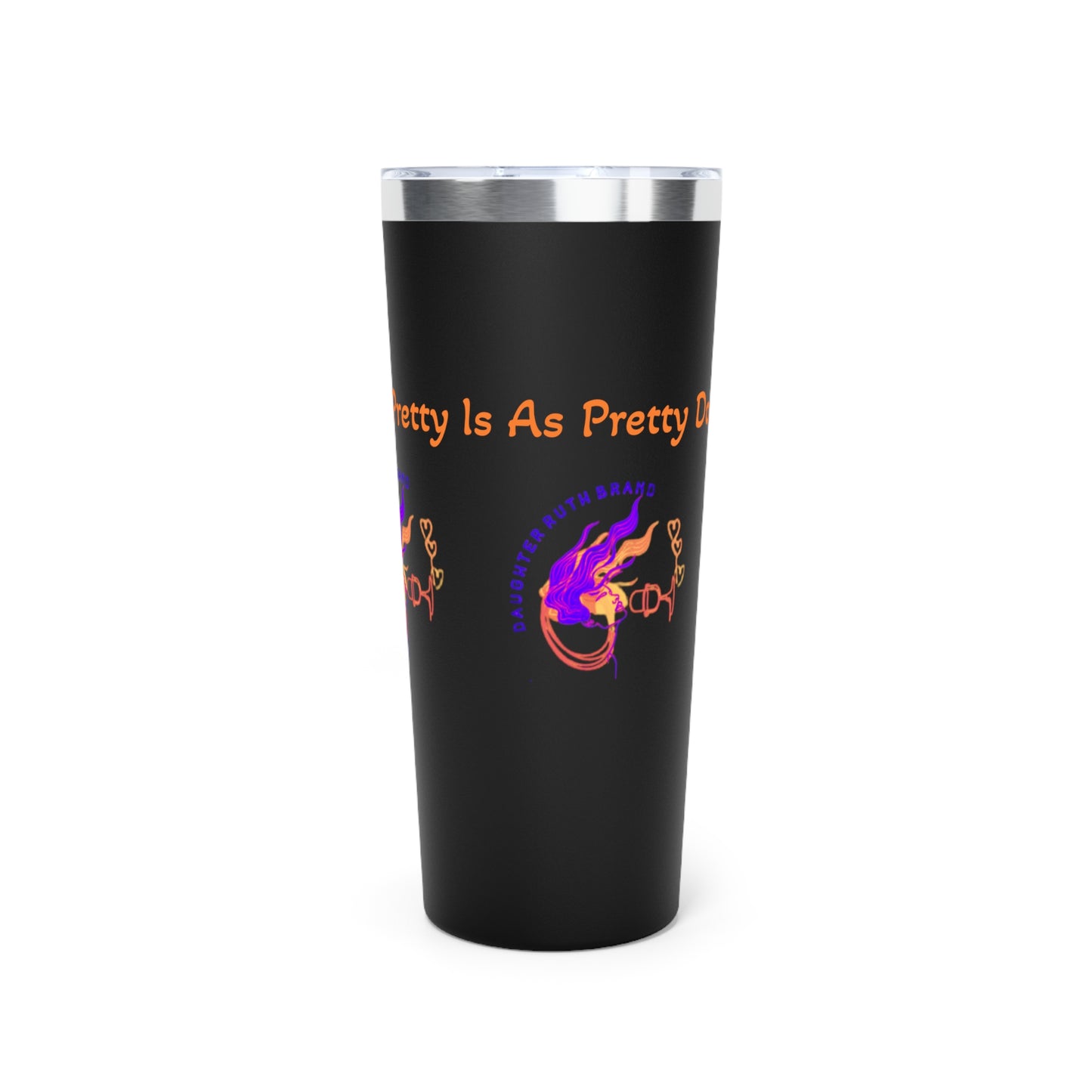 Copper Vacuum Insulated Pretty Girl Tumbler, 22oz