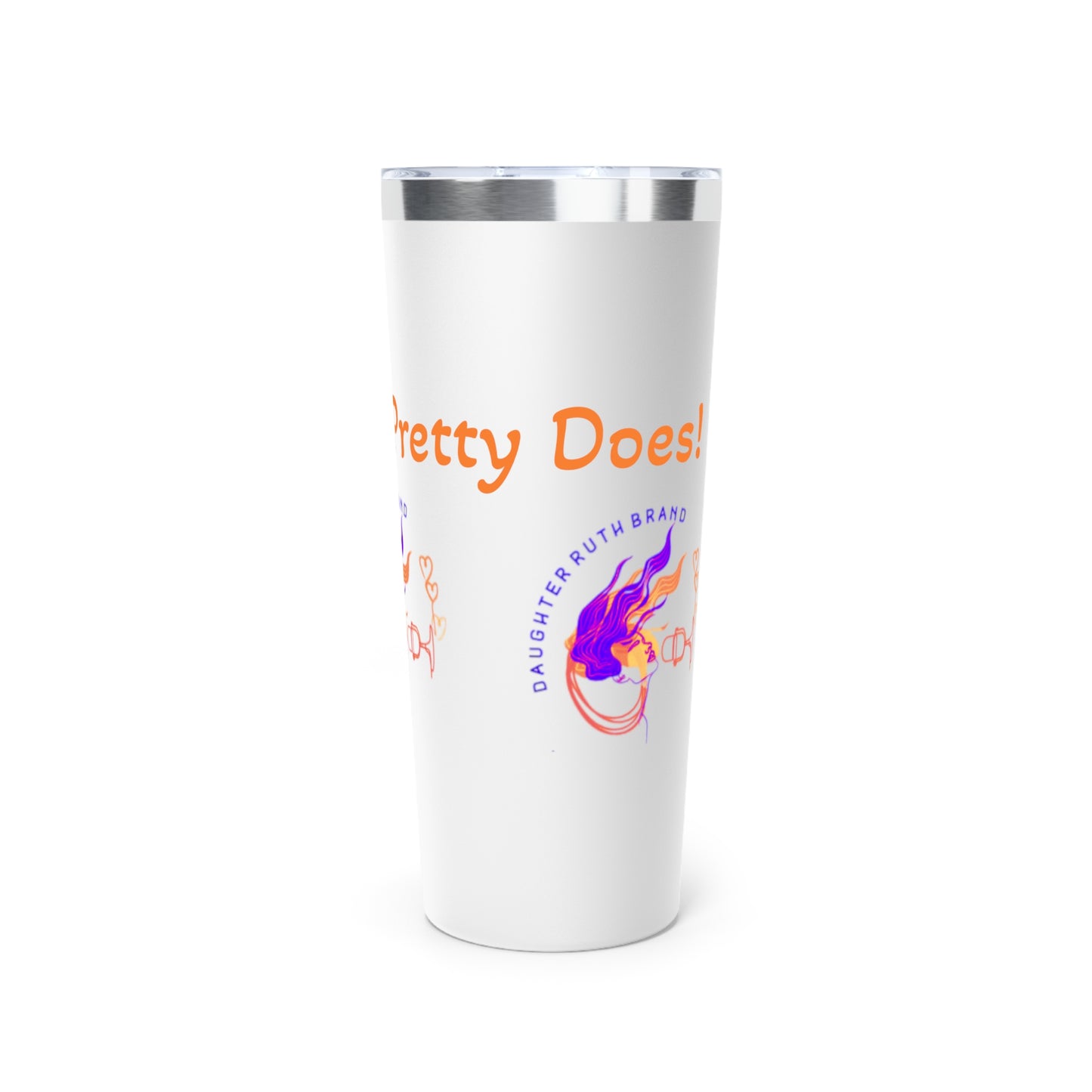 Copper Vacuum Insulated Pretty Girl Tumbler, 22oz