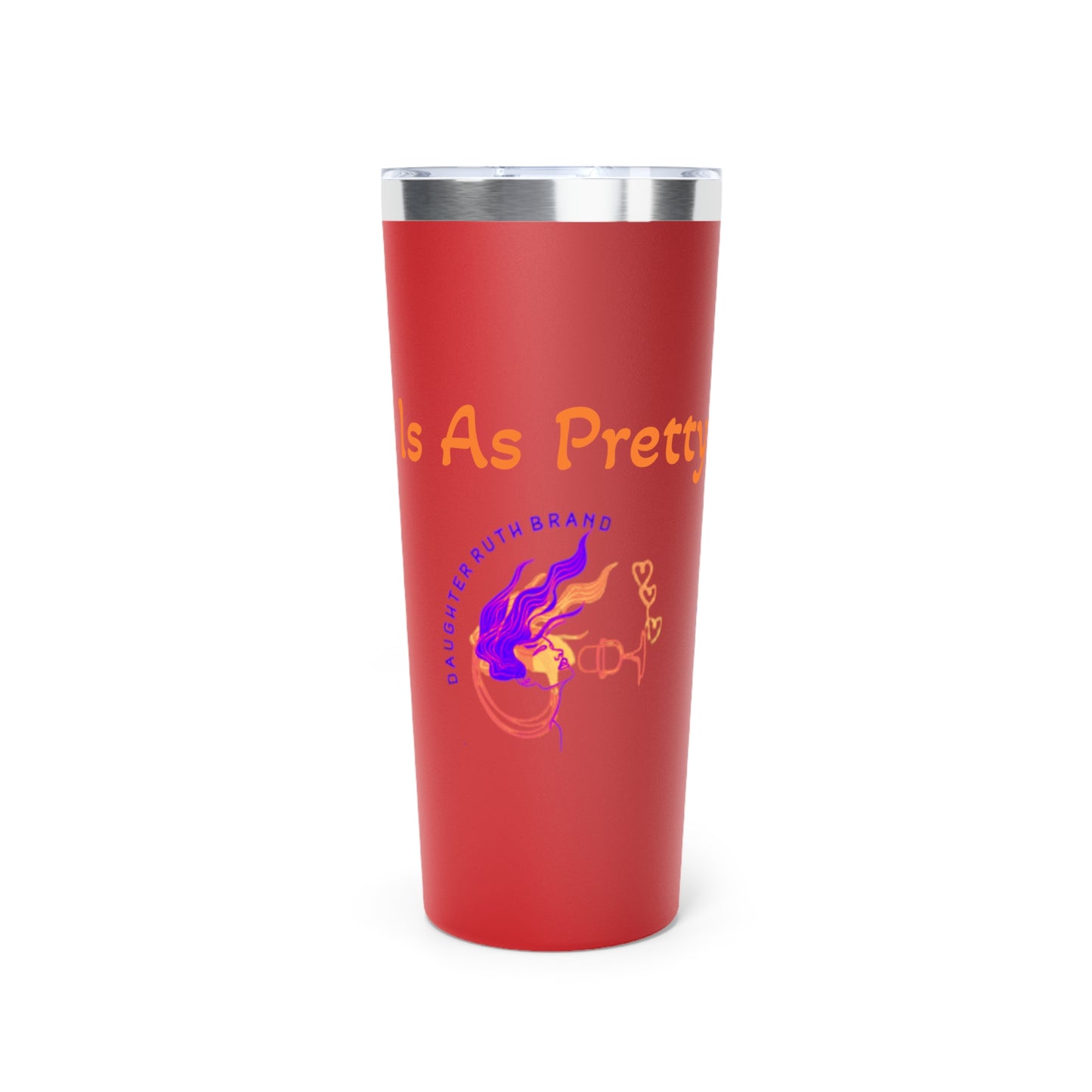 Copper Vacuum Insulated Pretty Girl Tumbler, 22oz