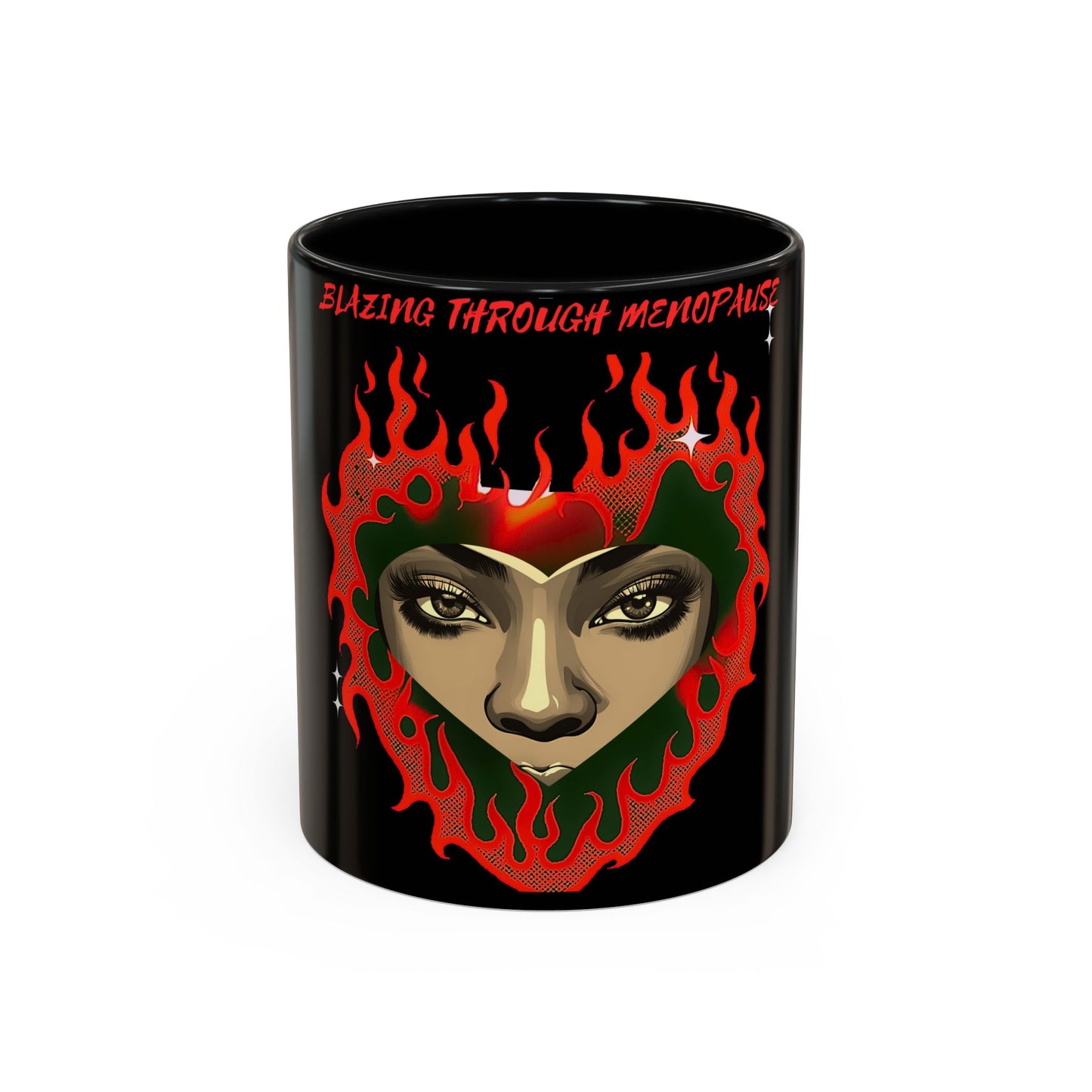 Sassy Accented Mug - Blazing Through Menopause - 11 or 15oz