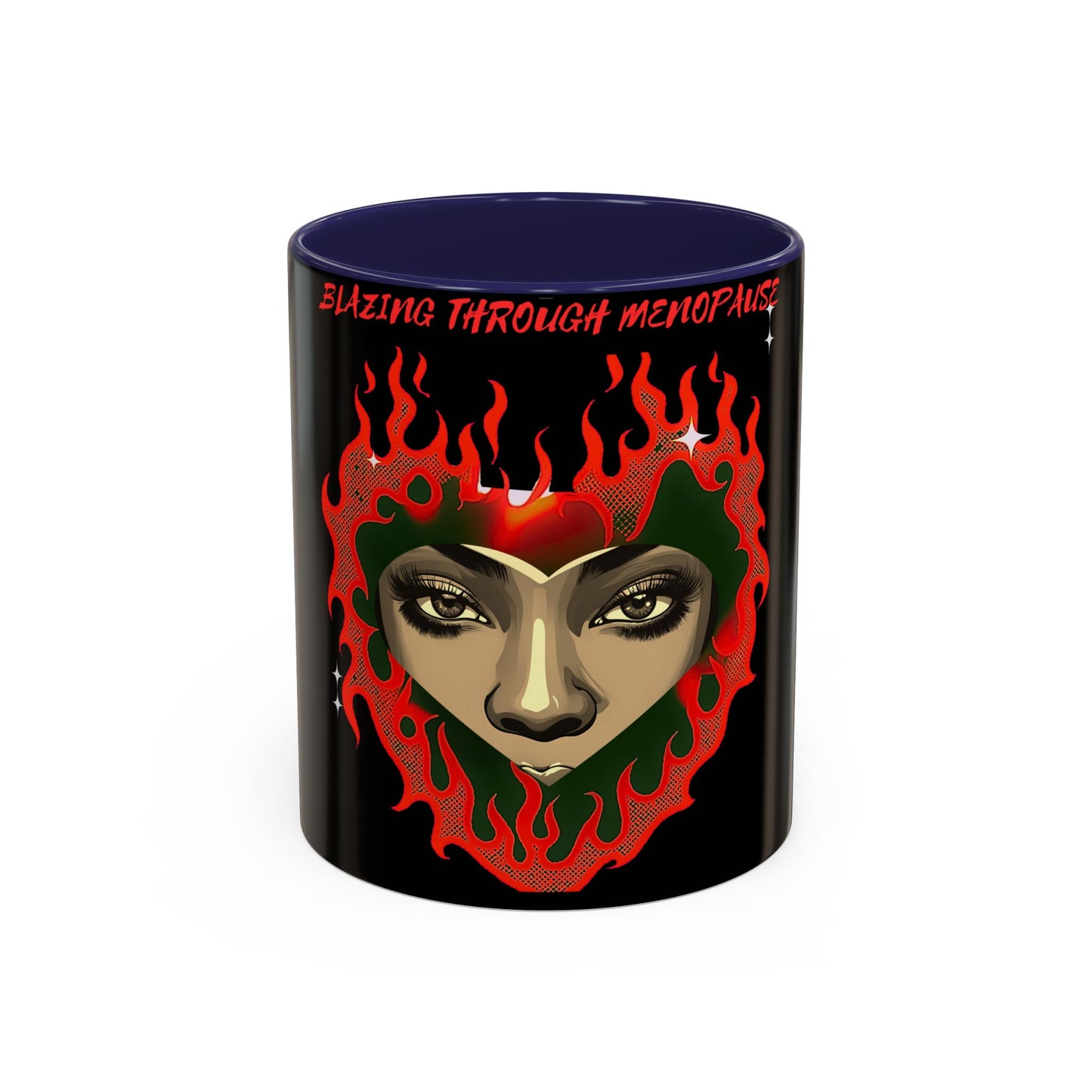Sassy Accented Mug - Blazing Through Menopause - 11 or 15oz