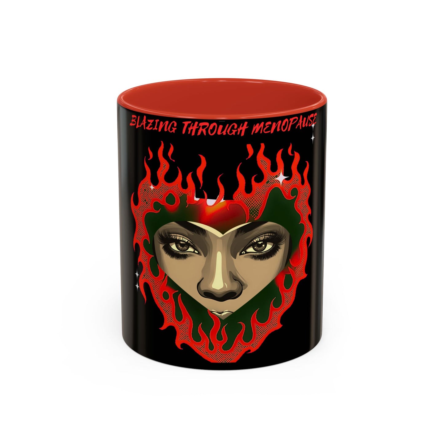 Sassy Accented Mug - Blazing Through Menopause - 11 or 15oz