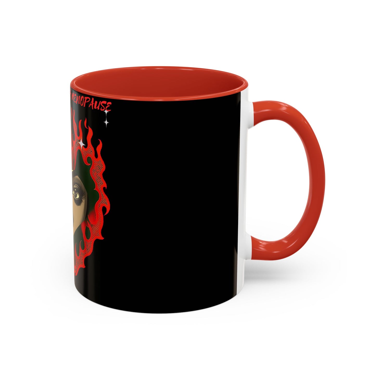Sassy Accented Mug - Blazing Through Menopause - 11 or 15oz