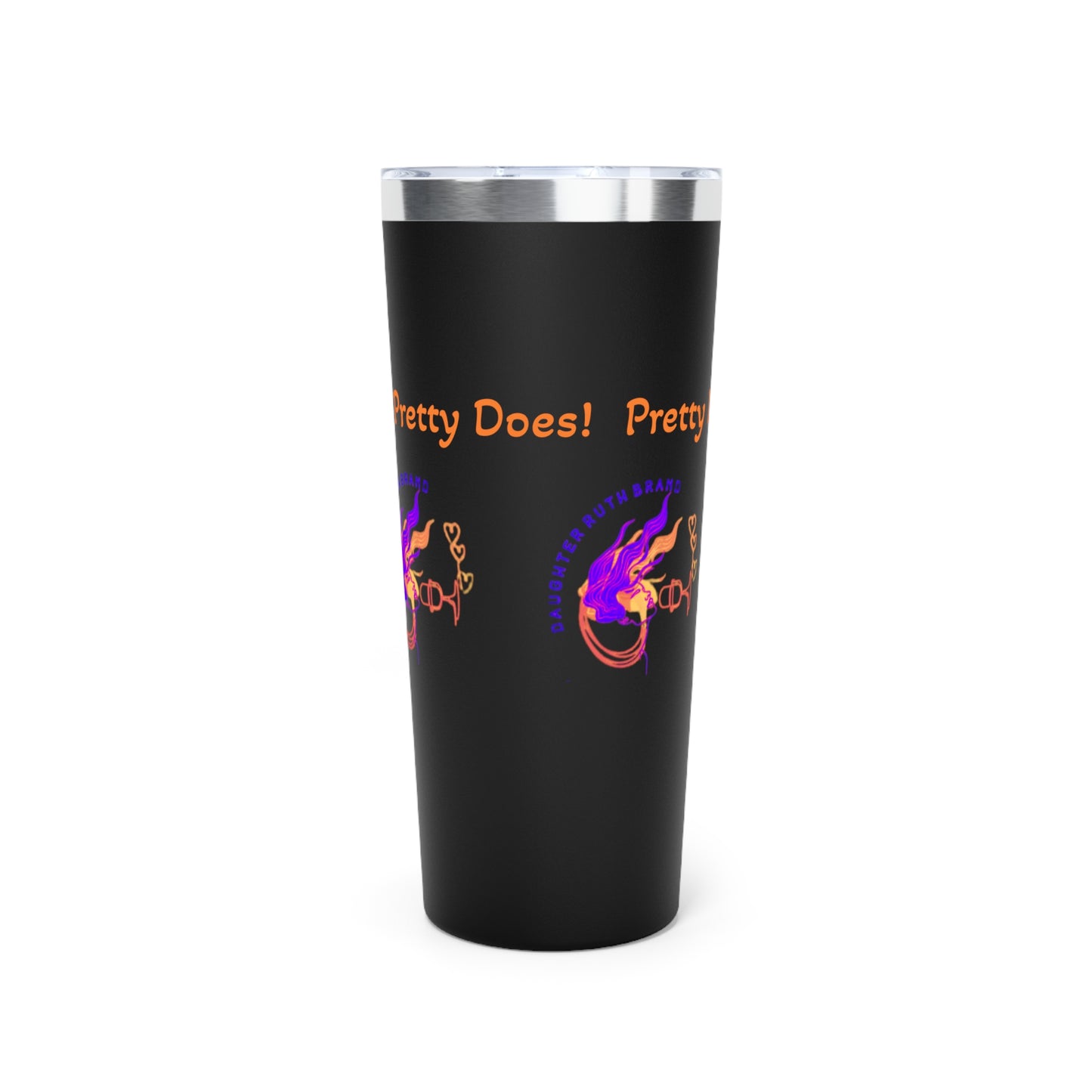 Copper Vacuum Insulated Pretty Girl Tumbler, 22oz