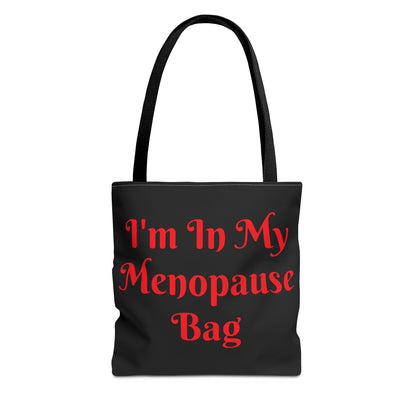 Menopause Tote Bag - Cute & Stylish Carry-All for Menopause Assistance Tool Kit